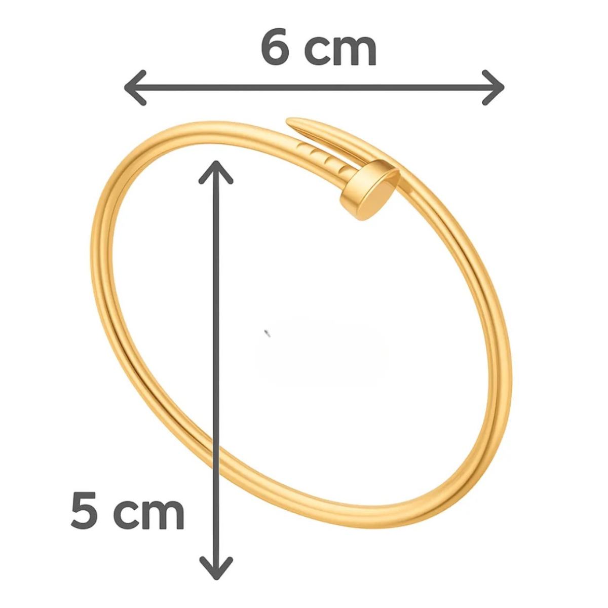 Conjunto Kit 3 Braceletes Aço Inox Trevo Love Prego Banho de Ouro 18k